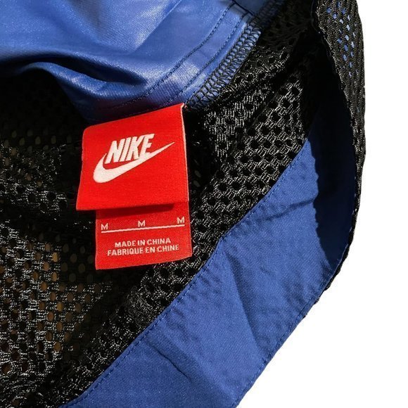 Nike Court Tennis Mesh Zip Top Short Sleeve Women’s Size M Navy Blue 815746-423 - Picture 5 of 8